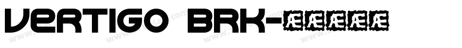 Vertigo BRK字体转换